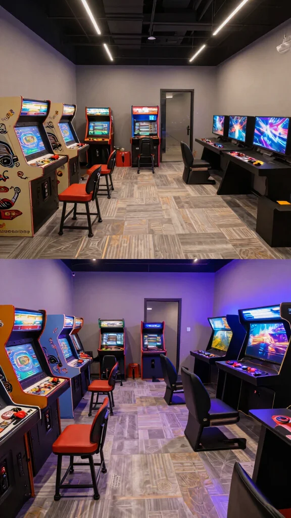 10 Game Room Arcade Ideas That Bring the Fun Home - 10. Themed Gaming Zones 1
