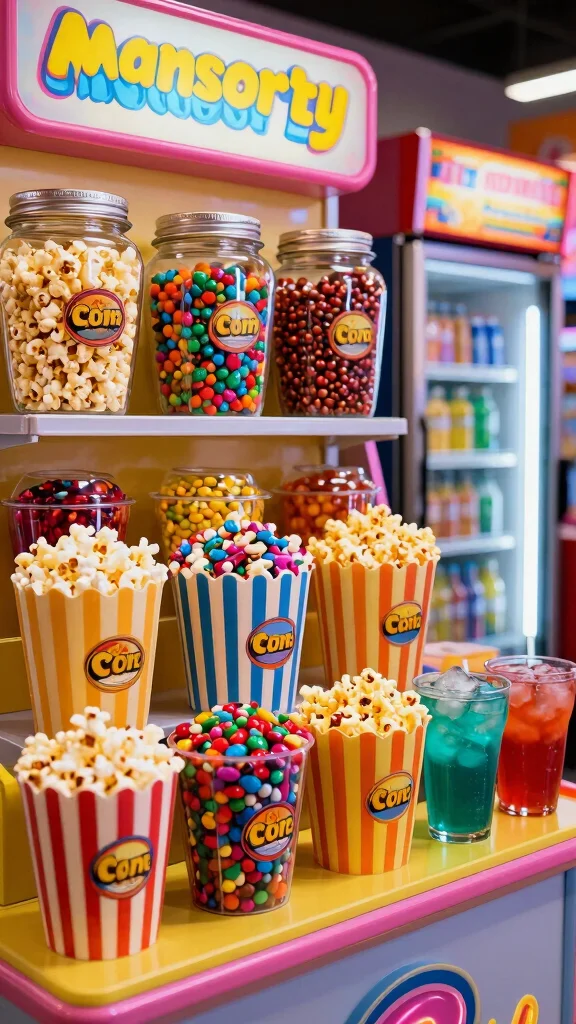 10 Game Room Arcade Ideas That Bring the Fun Home - 7. Arcade Snack Bar 1