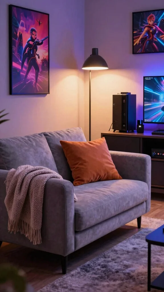 10 Game Room Couch Ideas for Long Sessions Without the Back Pain - 4. Love Seats for Intimate Gaming 1