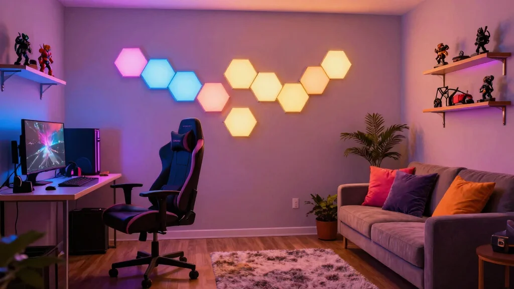 10 Hexagon Light Ideas for Game Rooms That Level Up the Walls