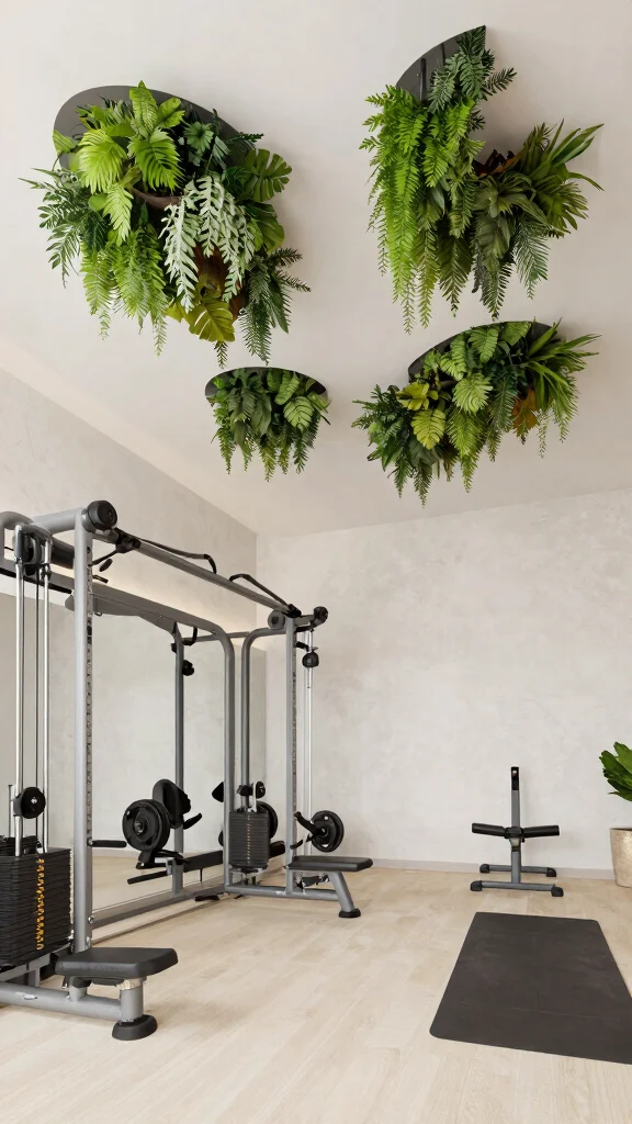 10 Home Gym Ceiling Design Ideas for a More Professional Space - 10. Eco-Friendly Green Roof Ceilings 1