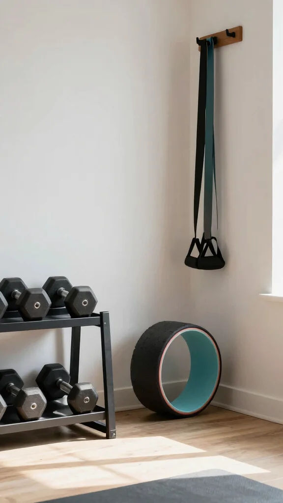 10 Japandi Home Gym Ideas for a Calm, Minimal Training Space - 6. Simple, Functional Equipment 1