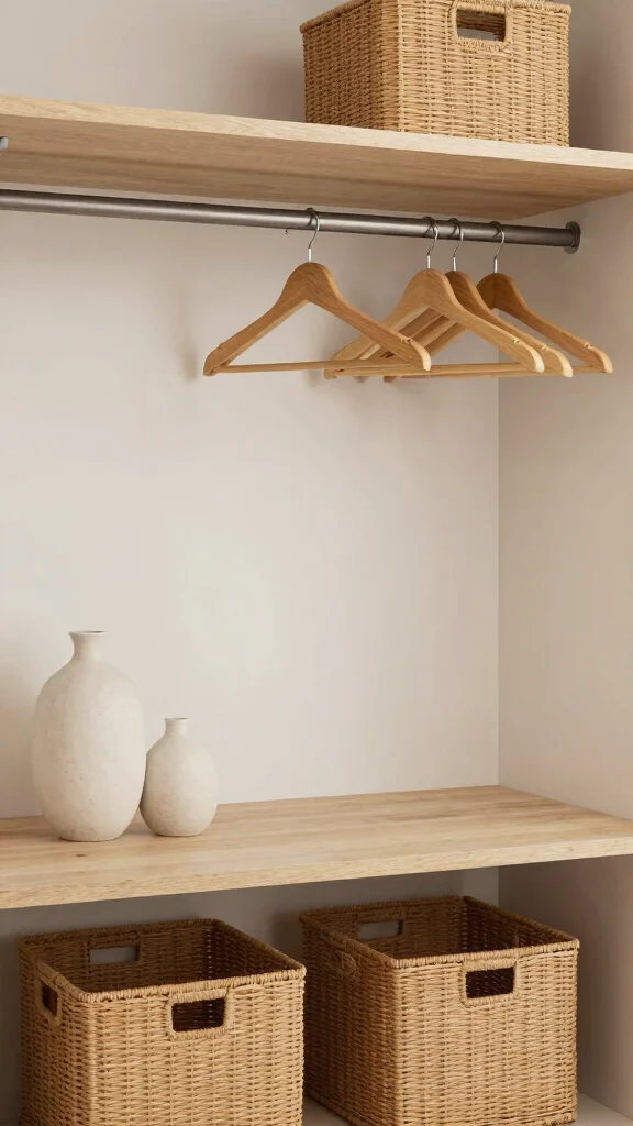 10 Japandi Walk-in Closet Ideas for a Calm, Clutter-Free Dressing Room - 5. Minimalist Accessories 1