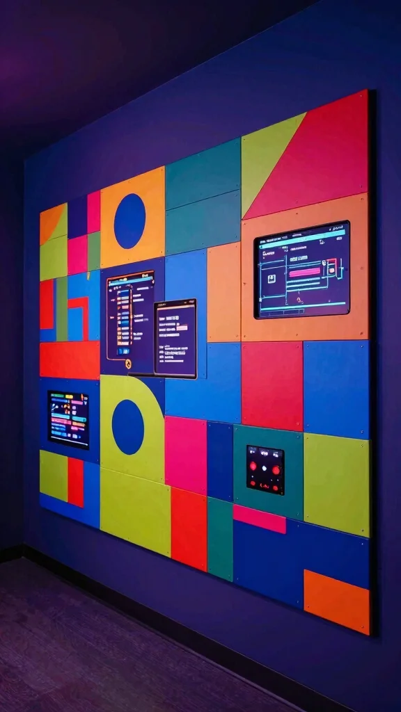 11 3D Wall Panel Concepts for Game Rooms That Add Serious Texture - 11. Customizable Panel Systems 1