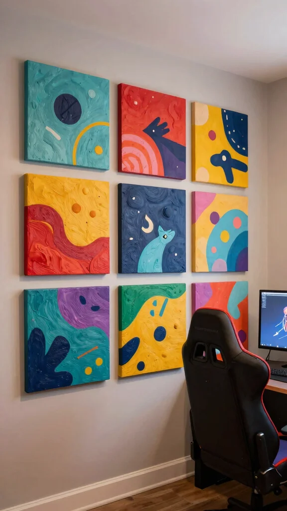 11 3D Wall Panel Concepts for Game Rooms That Add Serious Texture - 6. 3D Art Panels 1