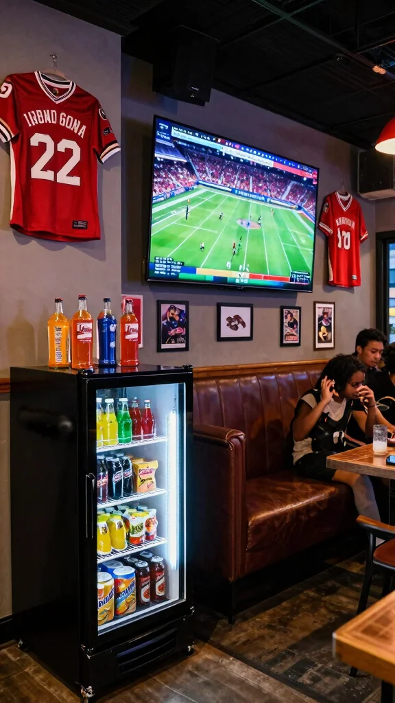 11 Game Room Bar Ideas That Combine Entertainment and Hospitality - 11. Themed Sports Bar 1