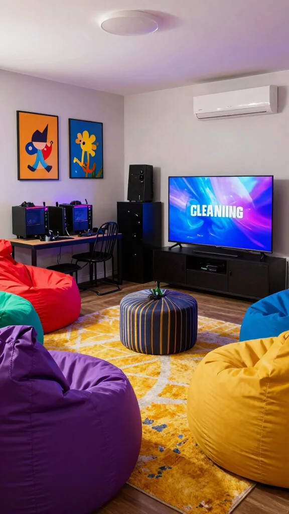 11 Game Room Couch Ideas for Comfort, Durability, and Style - 9. Adjustable Bean Bag Chairs 1