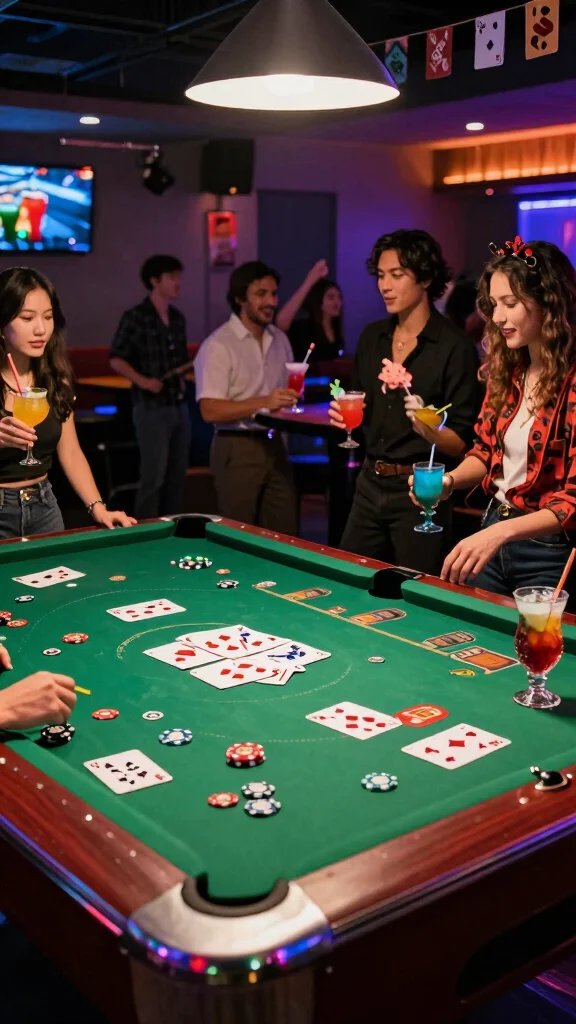 11 Game Room Ideas With a Pool Table for the Perfect Game Night - 9. Themed Game Nights 1