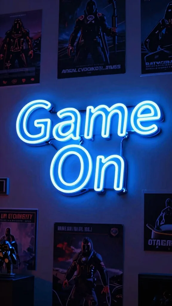 11 Game Room Neon Sign Ideas to Personalize Your Space - 10. Gaming Quotes 1