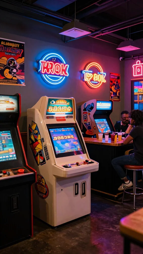 11 Game Room Trends in 2026 Worth Building Into Your Next Setup - 7. Vintage Arcade Elements 1