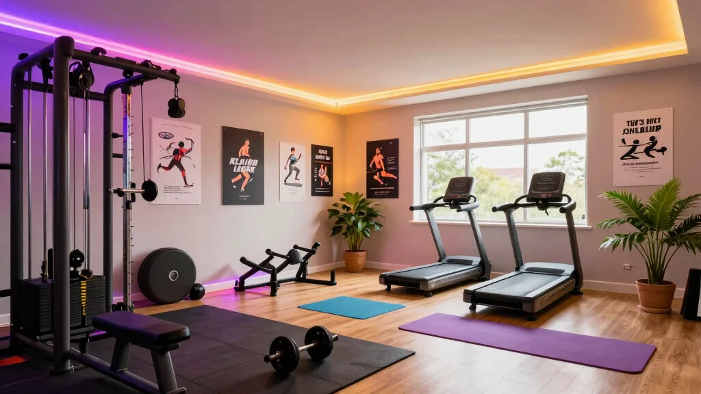 11 Home Gym LED Lighting Ideas for Energy and the Perfect Vibe
