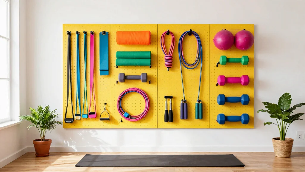 11 Home Gym Pegboard Concepts for Organized, Wall-Mounted Equipment