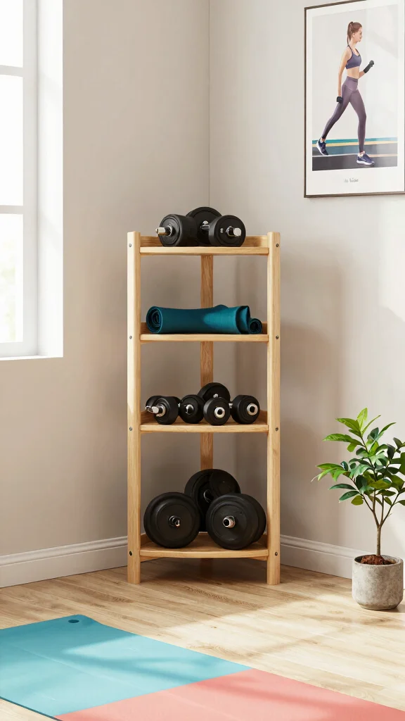 11 Home Gym Rack Ideas for Strength Training in Any Space - 4. Corner Rack Solutions 1