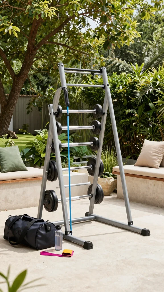 11 Home Gym Rack Ideas for Strength Training in Any Space - 7. Portable Gym Racks 1