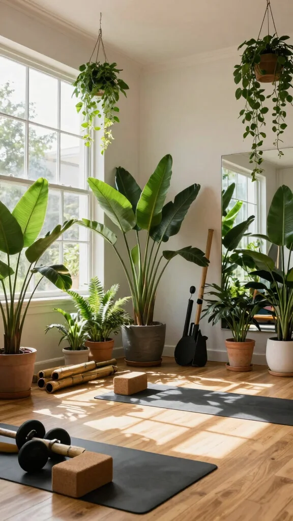 11 Home Gym Trends in 2026 Worth Building Into Your Next Setup - 1. Biophilic Design: Bringing Nature Indoors 1