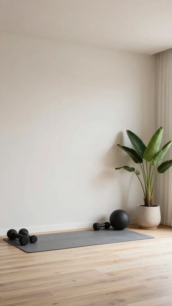 11 Home Gym Trends in 2026 Worth Building Into Your Next Setup - 4. Minimalist Aesthetic 1