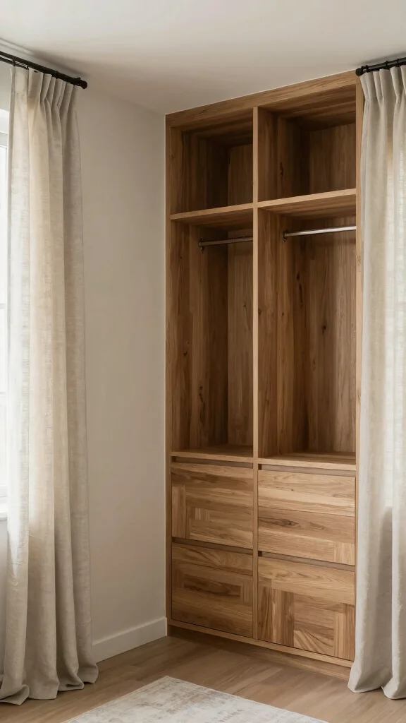 11 Quiet Luxury Walk-in Closet Ideas for an Elevated, Calm Dressing Room - 6. Eco-Friendly Finishes for Sustainable Elegance 1