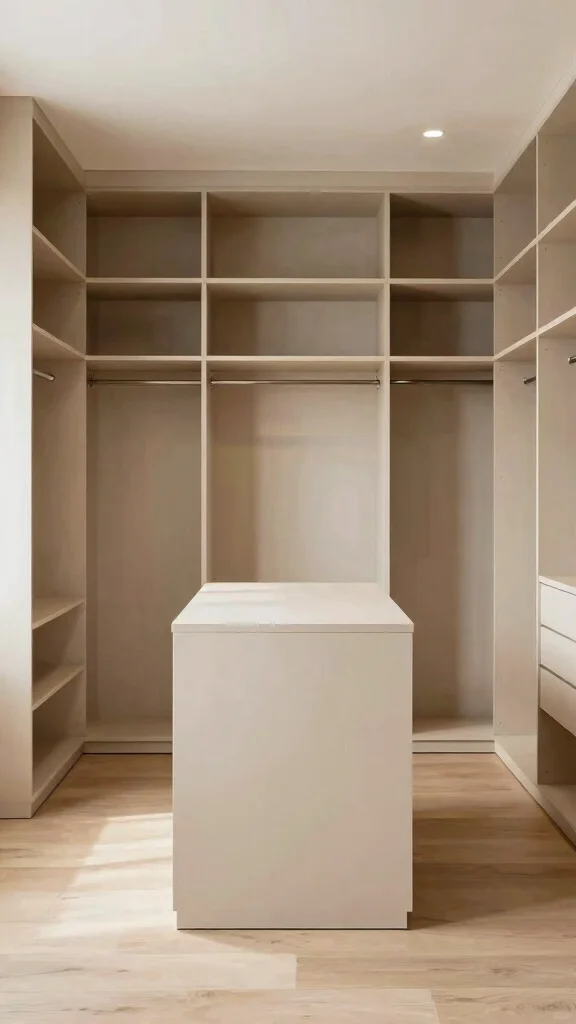 11 Walk-in Closet Ideas With an Island That Look Like a Boutique - 9. Open Concept Designs 1