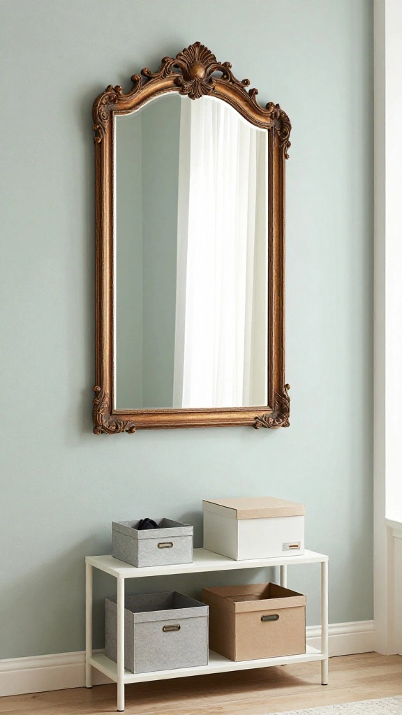 11 Walk-in Closet Mirror Ideas That Add Light and Full-Length Views - 2. Antique Decorative Mirrors 1
