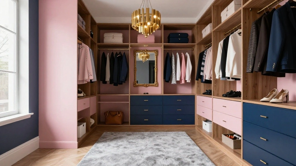 11 Walk-in Closet Paint Color Ideas That Make Getting Dressed More Fun