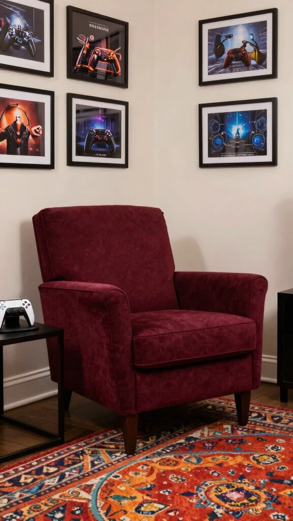 12 Game Room Chair Concepts From Racing Seats to Modular Sofas - 11. Armchairs: Classic Comfort 1