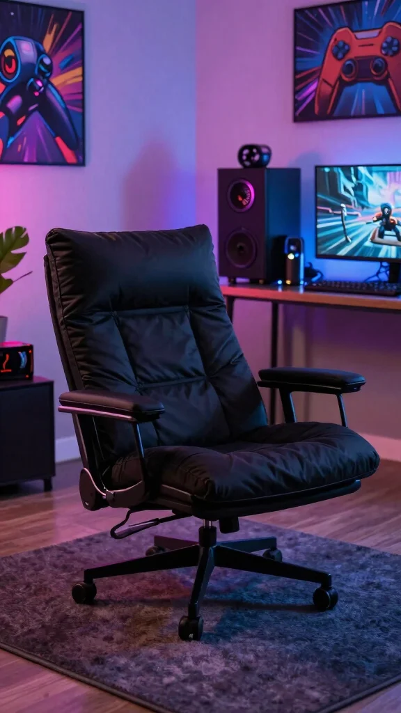 12 Game Room Chair Concepts From Racing Seats to Modular Sofas - 8. Futon Chairs: Dual-Purpose Functionality 1
