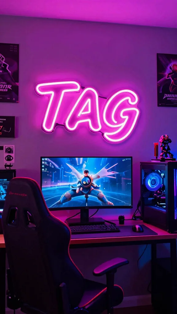 12 Game Room Neon Sign Ideas That Set the Perfect Vibe - 6. Customizable LED Neon Signs 1