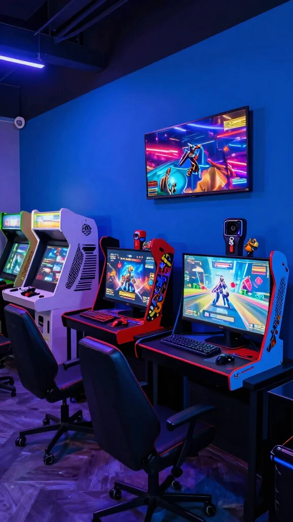 12 Game Room Paint Colors That Set the Right Mood and Energy - 1. Electric Blue 1