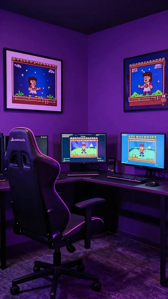 12 Game Room Paint Colors That Set the Right Mood and Energy - 5. Bold Purple 1