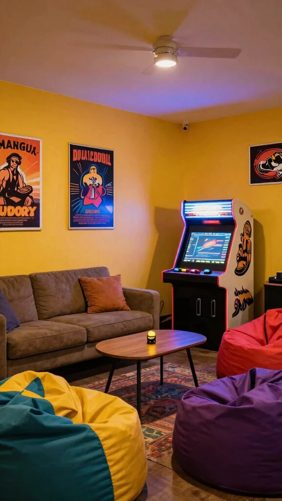 12 Game Room Paint Colors That Set the Right Mood and Energy - 6. Warm Yellow 1