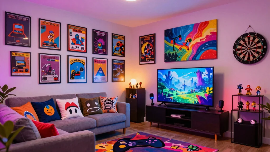 12 Game Room Wall Art Ideas for a Personalized Immersive Space