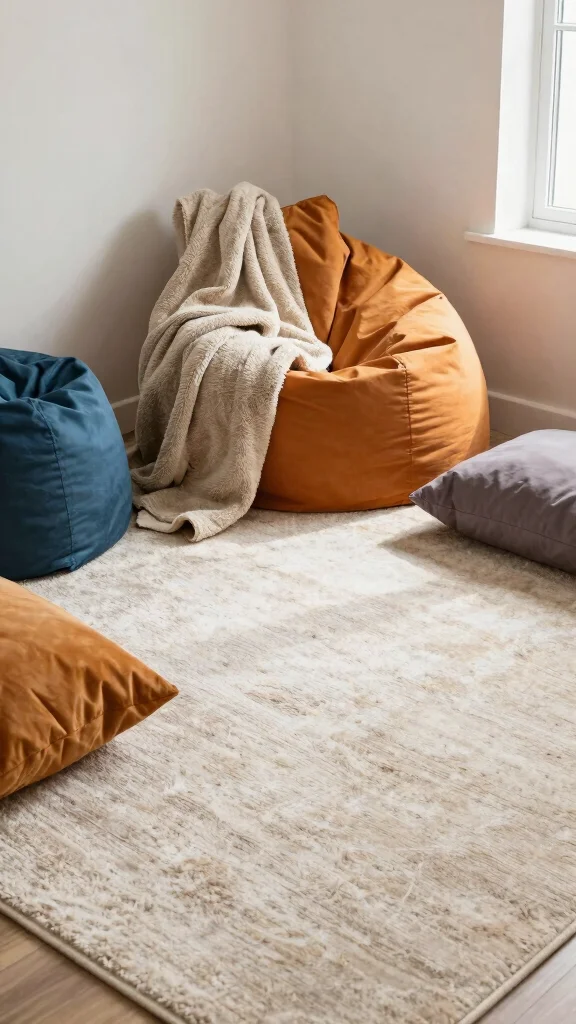 12 Home Gym Interior Design Ideas for a Space You Want to Use Every Day - 4. Cozy Textiles 1