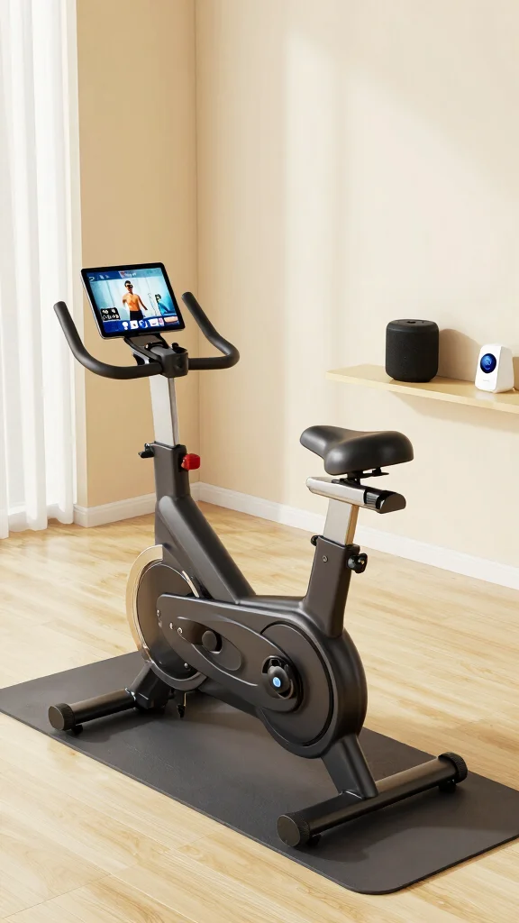 12 Home Gym Layout Ideas for Every Room Shape and Equipment Type - 12. Tech-Savvy Home Gym 1