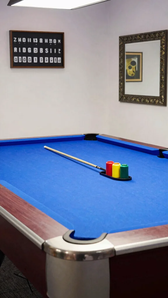12 Pool Table Game Room Ideas That Entertain Guests Effortlessly - 4. Stylish Pool Table Accessories 1