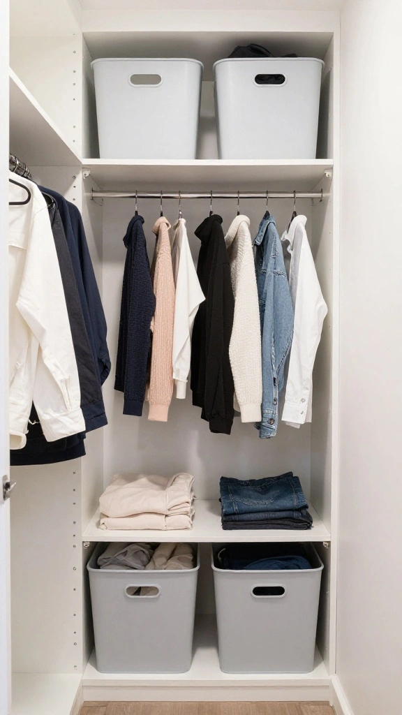 12 Walk-in Closet Built-in Ideas That Look Custom Without the Cost - 12. Seasonal Rotation for Maximum Efficiency 1