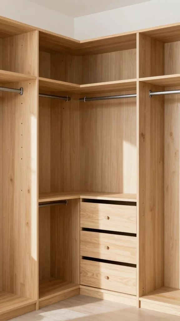 12 Walk-in Closet Built-in Ideas That Look Custom Without the Cost - 9. Customizable Modular Units for Flexibility 1
