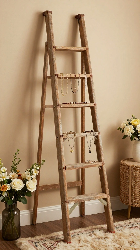 12 Walk-in Closet Jewelry Storage Ideas From Drawers to Display - 12. Repurposed Vintage Fixtures 1