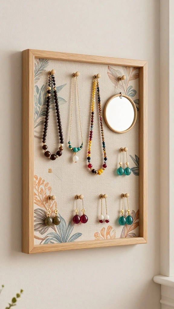 12 Walk-in Closet Jewelry Storage Ideas From Drawers to Display - 3. Wall-Mounted Jewelry Boards 1