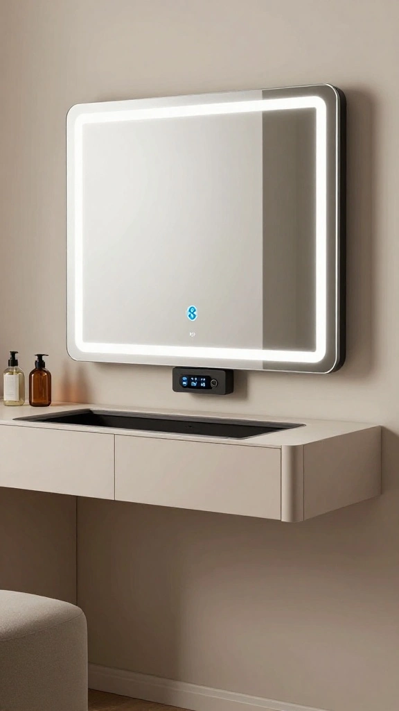 12 Walk-in Closet Vanity Ideas for Every Size and Style - 10. Integrated Tech Solutions 1