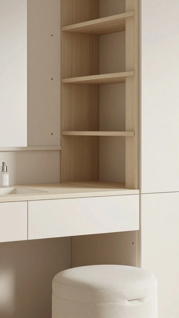 12 Walk-in Closet Vanity Ideas for Every Size and Style - 8. Space-Saving Multi-Functional Designs 1