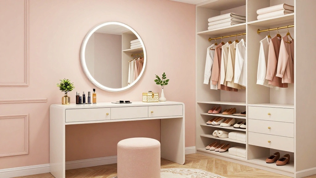 12 Walk-in Closet Vanity Ideas for Every Size and Style