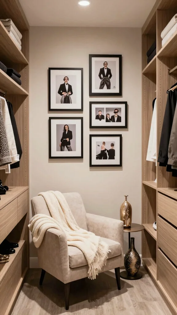 13 DIY Walk-in Closet Organization Ideas That Actually Work - 10. Personal Touches 1
