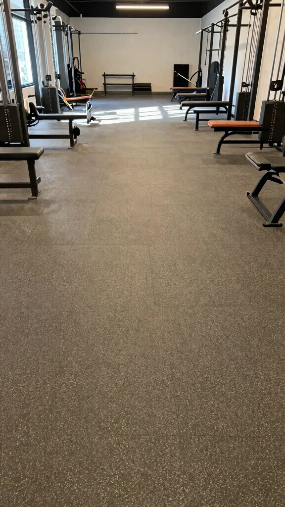 13 Eco-Friendly Home Gym Garage Ideas to Convert Your Spare Space - 10. Install Recycled Rubber Flooring 1