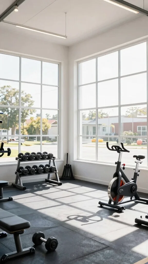 13 Eco-Friendly Home Gym Garage Ideas to Convert Your Spare Space - 2. Go for Energy-Efficient Lighting 1