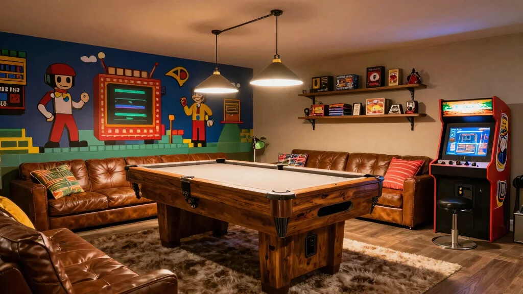 13 Game Room Basement Ideas to Transform Unused Space
