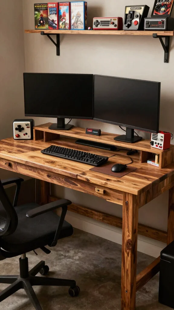 13 Game Room Furniture Ideas for Every Style and Player - 5. Gaming Desks with Character 1