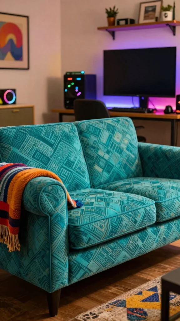 13 Game Room Furniture Ideas for Every Style and Player - 7. Vintage Couches 1