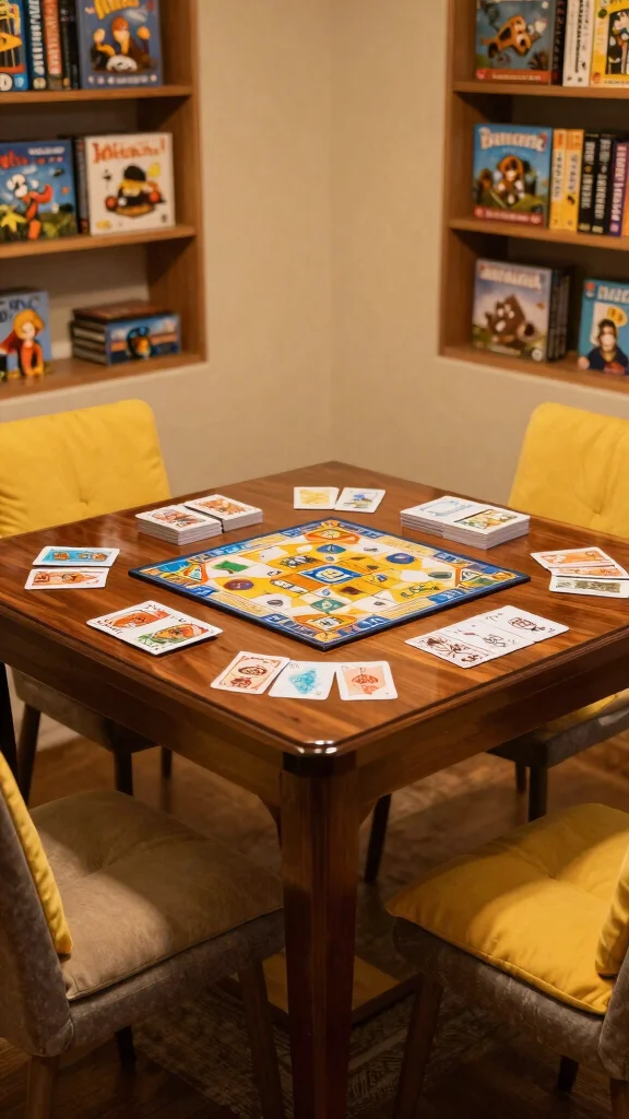 13 Game Room Furniture Ideas for Every Style and Player - 8. Game Tables for Board and Card Games 1