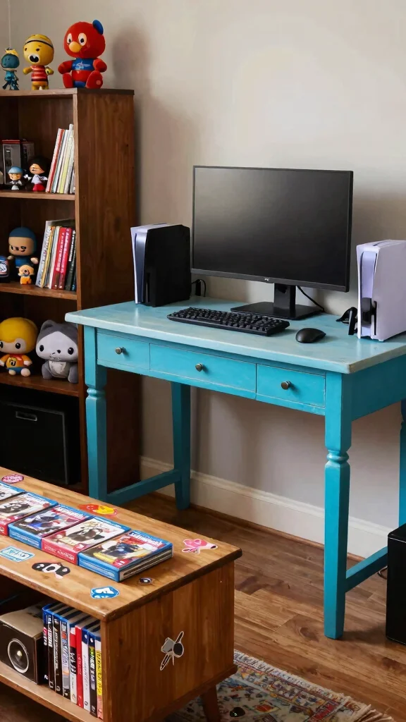 13 Game Room Ideas on a Budget That Still Look Incredible - 1. Repurpose Old Furniture 1
