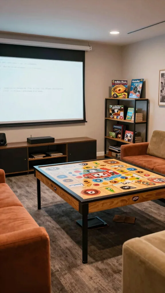 13 Game Room Ideas on a Budget That Still Look Incredible - 11. Flexible Space for Activities 1